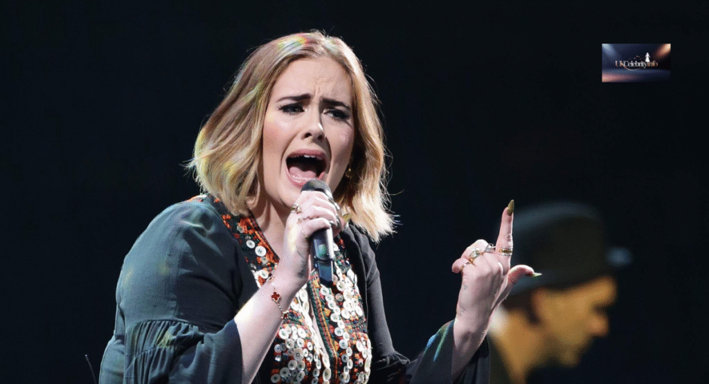 “Adele comeback 2025 live concert photo.”
