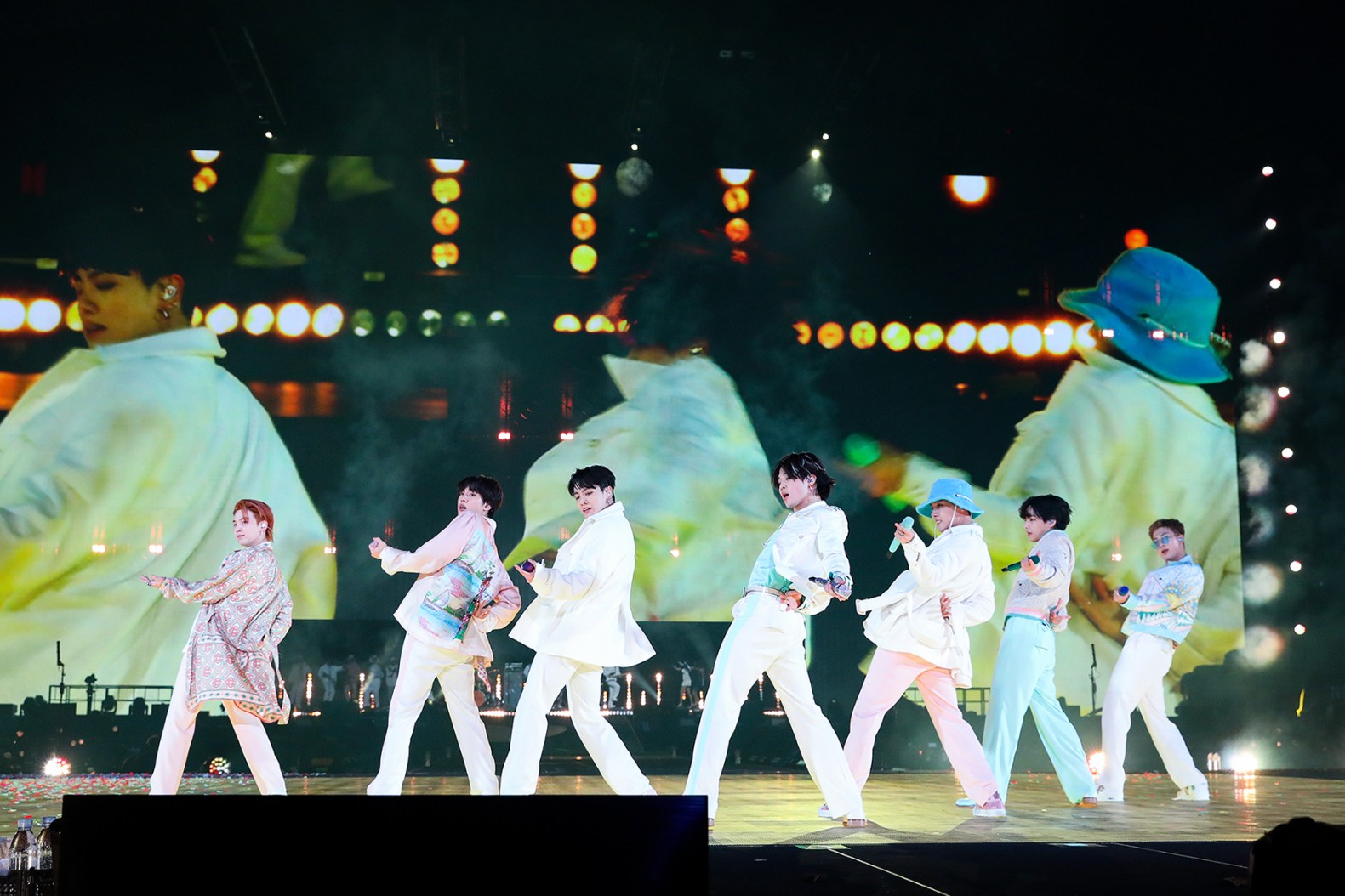 BTS Live Show at SoFi Stadium: ARMY, Chris Martin, Jin, and More